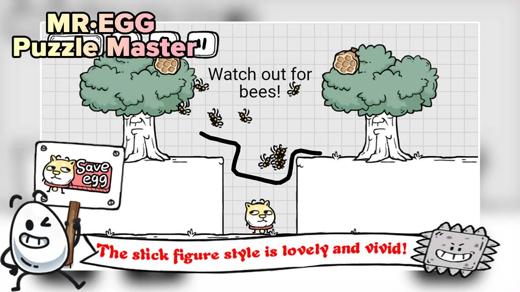 Mr Egg - Puzzle Master - Gameplay image of android game