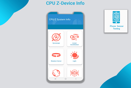 CPU-Z : Device info - عکس برنامه موبایلی اندروید