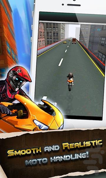 قهرمان موتورسوار - عکس بازی موبایلی اندروید