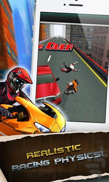 Ultra Moto Hero - Gameplay image of android game