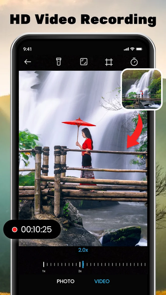 HD Camera for Android - Image screenshot of android app