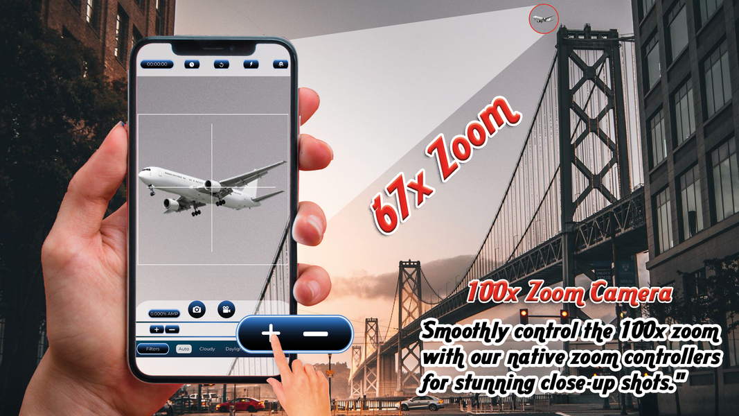 Ultra zoom Camera 100x zoom - عکس برنامه موبایلی اندروید