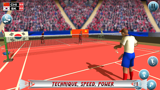 Badminton Star-New Sports Game - Gameplay image of android game