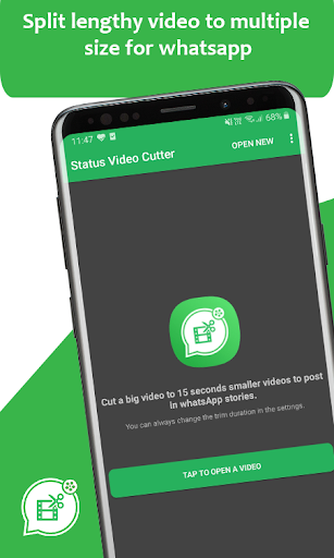 WhatsCut : Video Cut for Whatsapp, Story Splitter - Image screenshot of android app