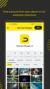 Ume Icon Changer - Customize icon & Shortcut - Image screenshot of android app