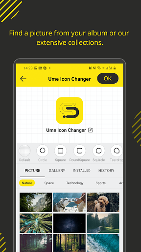 Ume Icon Changer-Change Icons - Image screenshot of android app