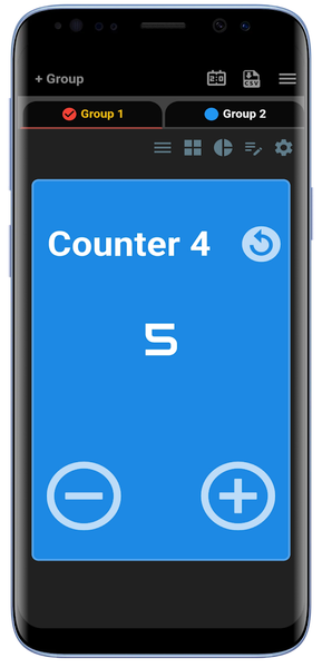Multi Counter - عکس برنامه موبایلی اندروید