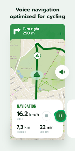 Cyclers: Bike Navigation & Map - عکس برنامه موبایلی اندروید