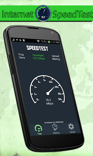 Internet Speed Test - عکس برنامه موبایلی اندروید