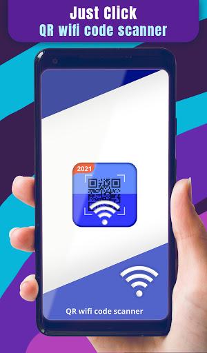 Wifi QR Code Scanner Password - Image screenshot of android app
