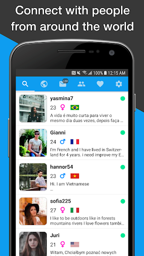 Unbordered Foreign Friend Chat - Image screenshot of android app