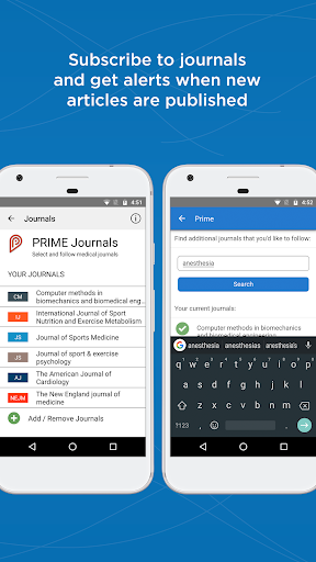 Prime: PubMed Journals & Tools - عکس برنامه موبایلی اندروید