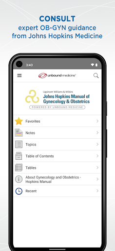 Gynecology and Obstetrics - Image screenshot of android app