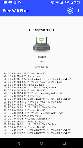 fix wifi - Image screenshot of android app