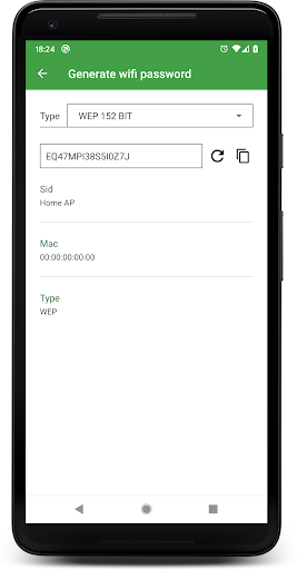 WIFI PASSWORD (WEP-WPA-WPA2) - Image screenshot of android app