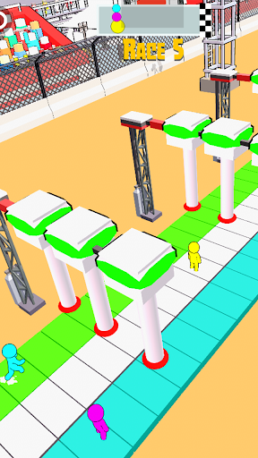 Stickman Race 3D - Gameplay image of android game