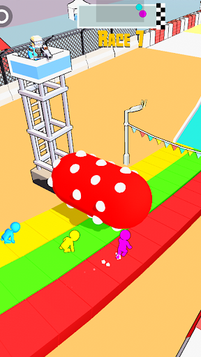 Stickman Race 3D - Gameplay image of android game