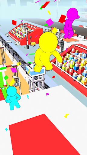 Stickman Race 3D - Gameplay image of android game