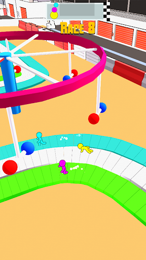 Stickman Race 3D - Gameplay image of android game