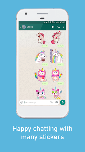 Unicorn WAStickerApps - عکس برنامه موبایلی اندروید