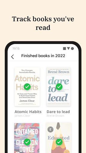 Basmo.Reading Tracker,Book Log - عکس برنامه موبایلی اندروید
