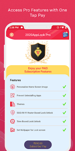 2020AppLock - Image screenshot of android app