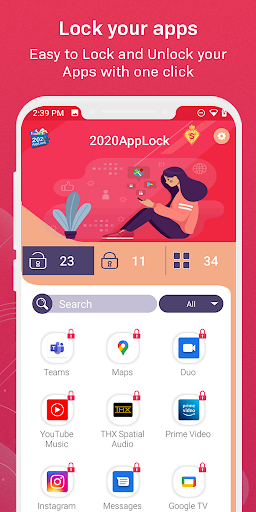 2020AppLock - Image screenshot of android app