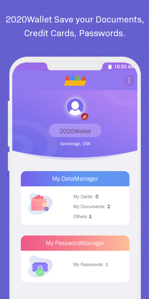 2020Wallet – Password Manager - Image screenshot of android app