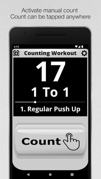 Counting Workout - عکس برنامه موبایلی اندروید