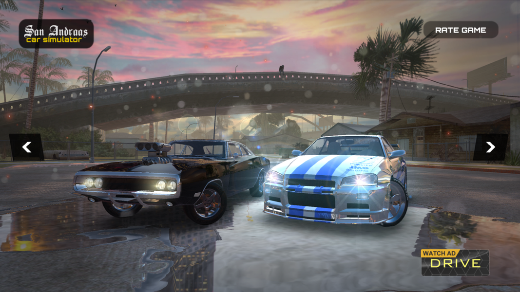 Car Simulator San Andreas - Gameplay image of android game