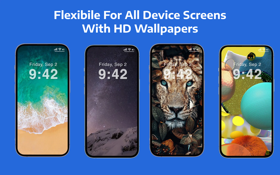 Lock Screen OS ۱۷ - عکس برنامه موبایلی اندروید