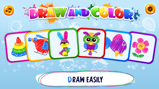 Draw & Color: Kids Painting 2+ - عکس بازی موبایلی اندروید