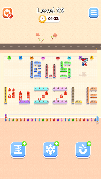Bus Puzzle : Parking Jam - Gameplay image of android game