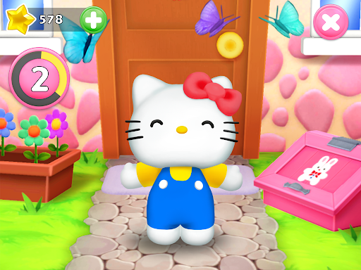 My Talking Hello Kitty - Gameplay image of android game
