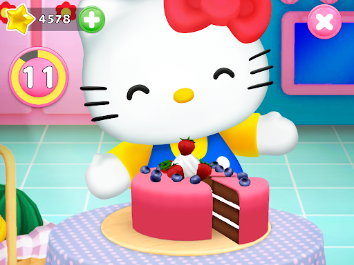My Talking Hello Kitty - Gameplay image of android game