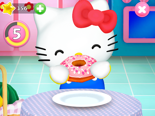 My Talking Hello Kitty - Gameplay image of android game