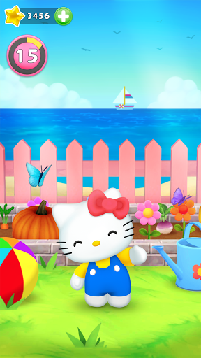My Talking Hello Kitty - Gameplay image of android game