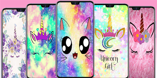 🦄 cute Unicorn wallpapers 🦄 - Image screenshot of android app