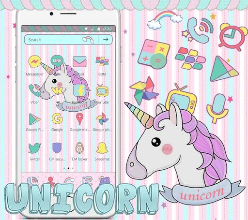 Unicorn Dream Theme - عکس برنامه موبایلی اندروید
