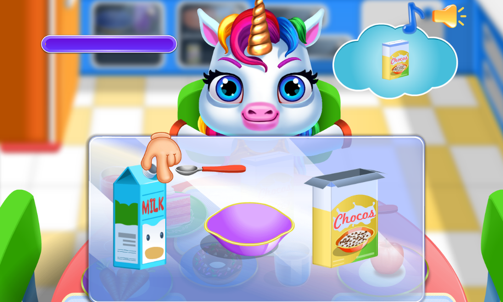 My Little Unicorn Pony Daycare - Gameplay image of android game