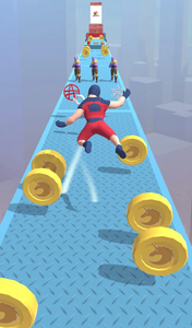 Superhero Run - Epic Race 3D - Gameplay image of android game
