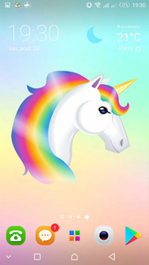 Cute Unicorn backgrounds - عکس برنامه موبایلی اندروید