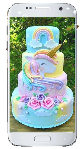 Unicorn cake Wallpapers - Image screenshot of android app