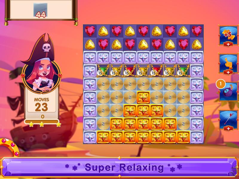 Pirate Gems - Gameplay image of android game