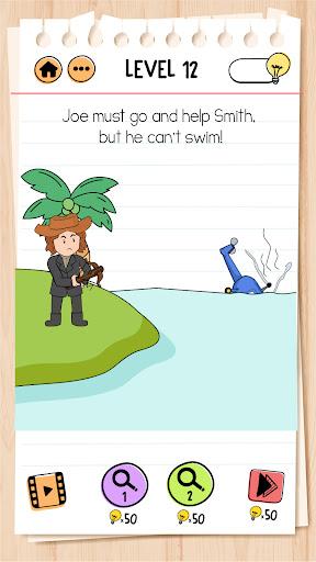 Brain Test 2: Tricky Stories - Gameplay image of android game