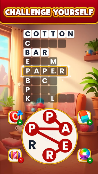 Word Tangle: Chain Words - Gameplay image of android game