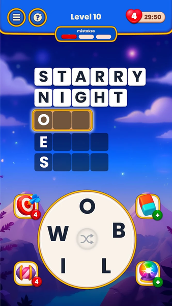 Word Tangle: Chain Words - Gameplay image of android game