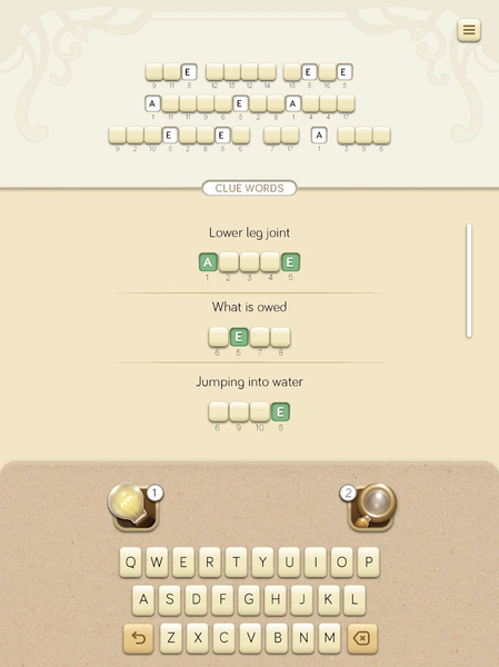 Logicross: Crossword Puzzle - Gameplay image of android game