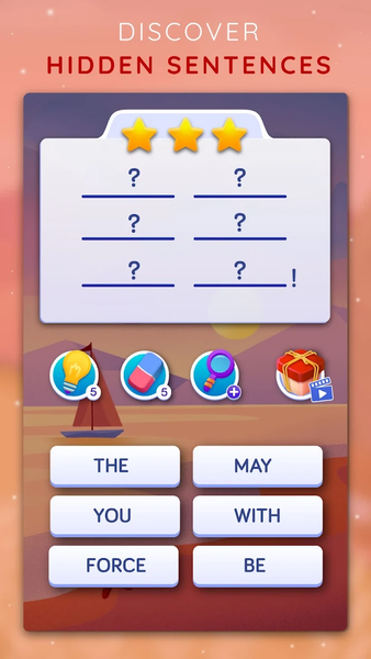 Sentence That: Word Game - Gameplay image of android game