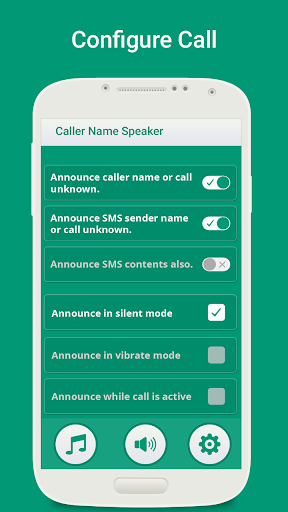 Caller Name Speaker- Speak SMS - Image screenshot of android app